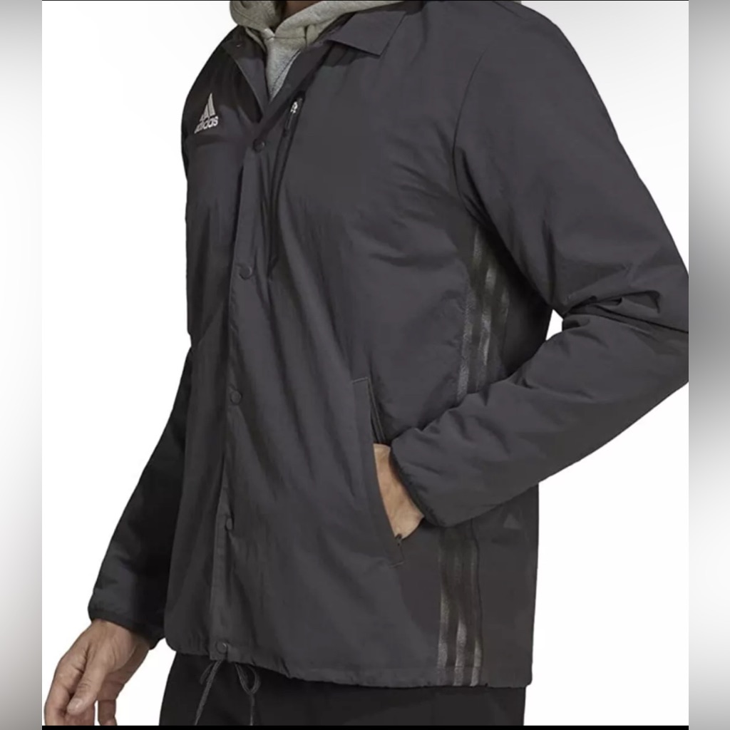 Adidas Mls Anthem Mens Jacket Black Size Xl New